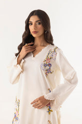 Stitched Lawn Embroidered Shirt